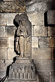 Prambanan - Candi Lara Jonggrang, the Nandi Temple, statue of Suria 